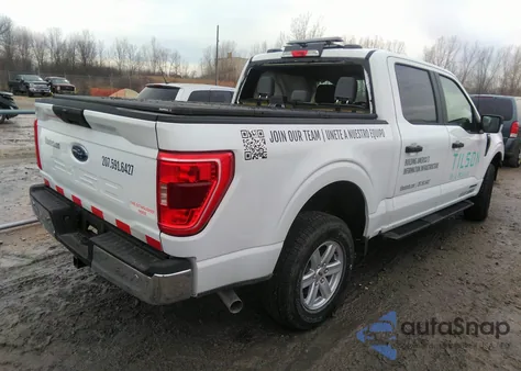 2022 Ford F-150 Xl из США, поврежденный, VIN 1FTFW1ED2NFC41122